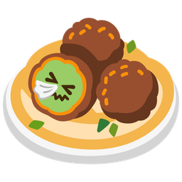 sneezing face and falafel