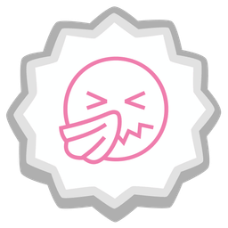 sneezing face and fish cake with swirl