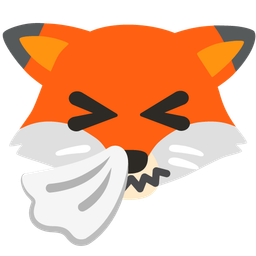 sneezing face and fox