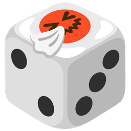 sneezing face and game die