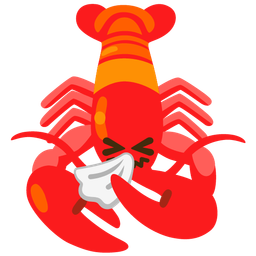 sneezing face and lobster