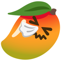sneezing face and mango