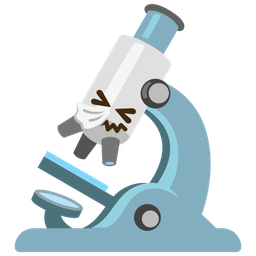 sneezing face and microscope