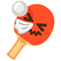 sneezing face and ping pong