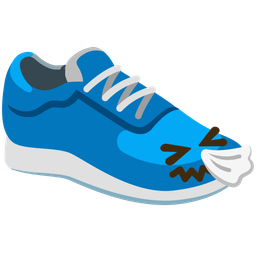 sneezing face and running shoe