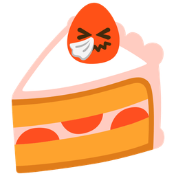 sneezing face and shortcake