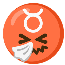 sneezing face and Taurus