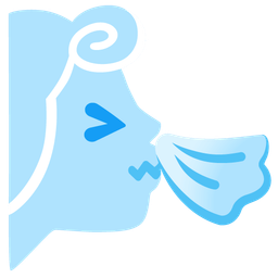 sneezing face and wind face