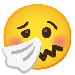 sneezing face and woozy face