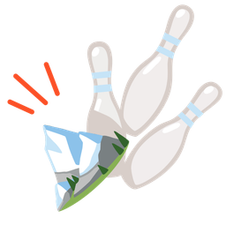 Snow-capped mountain and Bowling