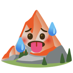 Snow-capped mountain and Hot face