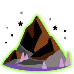 Snow-capped mountain and Radioactive