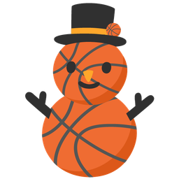 snowman without snow and basketball