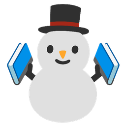 snowman without snow and books