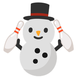 snowman without snow and bowling