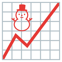snowman without snow and chart increasing
