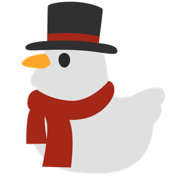 snowman without snow and chicken