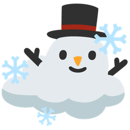 snowman without snow and cloud