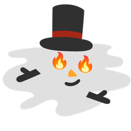 snowman without snow and fire
