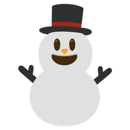 Snowman without snow and Grinning face with big eyes