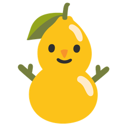 snowman without snow and lemon