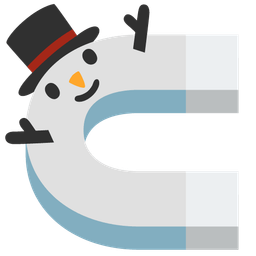 snowman without snow and magnet