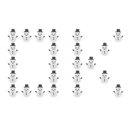 snowman without snow and OK button