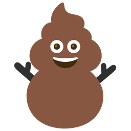 snowman without snow and pile of poo