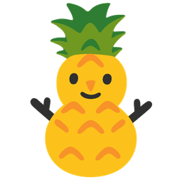 snowman without snow and pineapple