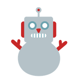 snowman without snow and robot