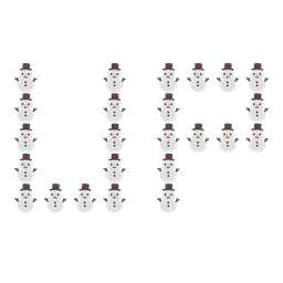 snowman without snow and UP! button