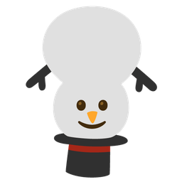 Snowman without snow and Upside-down face