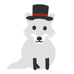 snowman without snow and wolf