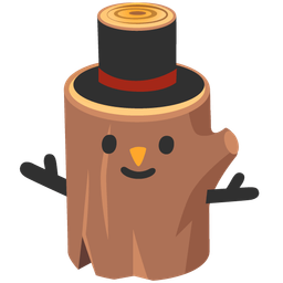 snowman without snow and wood