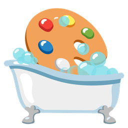 soap and artist palette