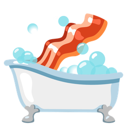 soap and bacon