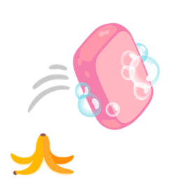 soap and banana
