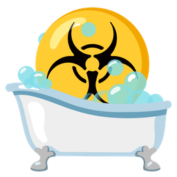 soap and biohazard