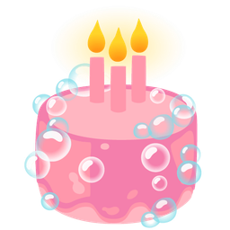 soap and birthday cake