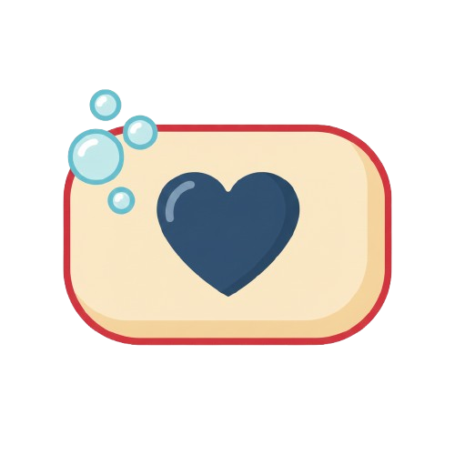 Soap and Blue heart