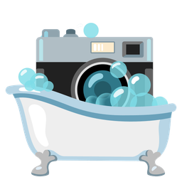 soap and camera