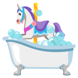 soap and carousel horse