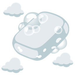 soap and cloud