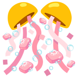 soap and confetti ball