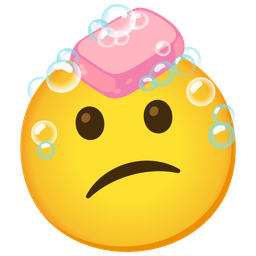 Soap and Confused face