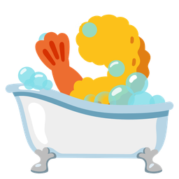 soap and fried shrimp