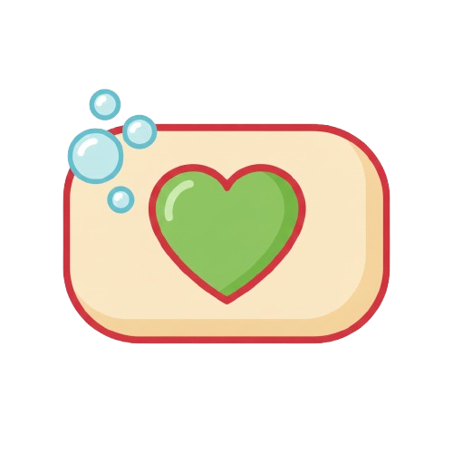 Soap and Green heart
