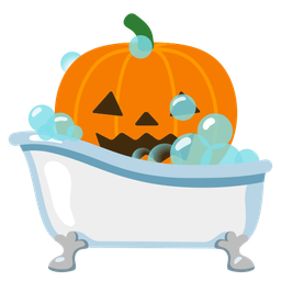 soap and jack-o-lantern