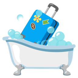 soap and luggage