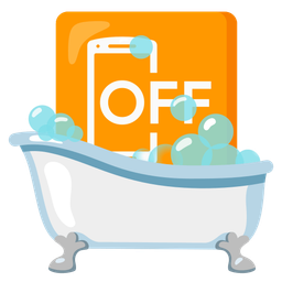 soap and mobile phone off